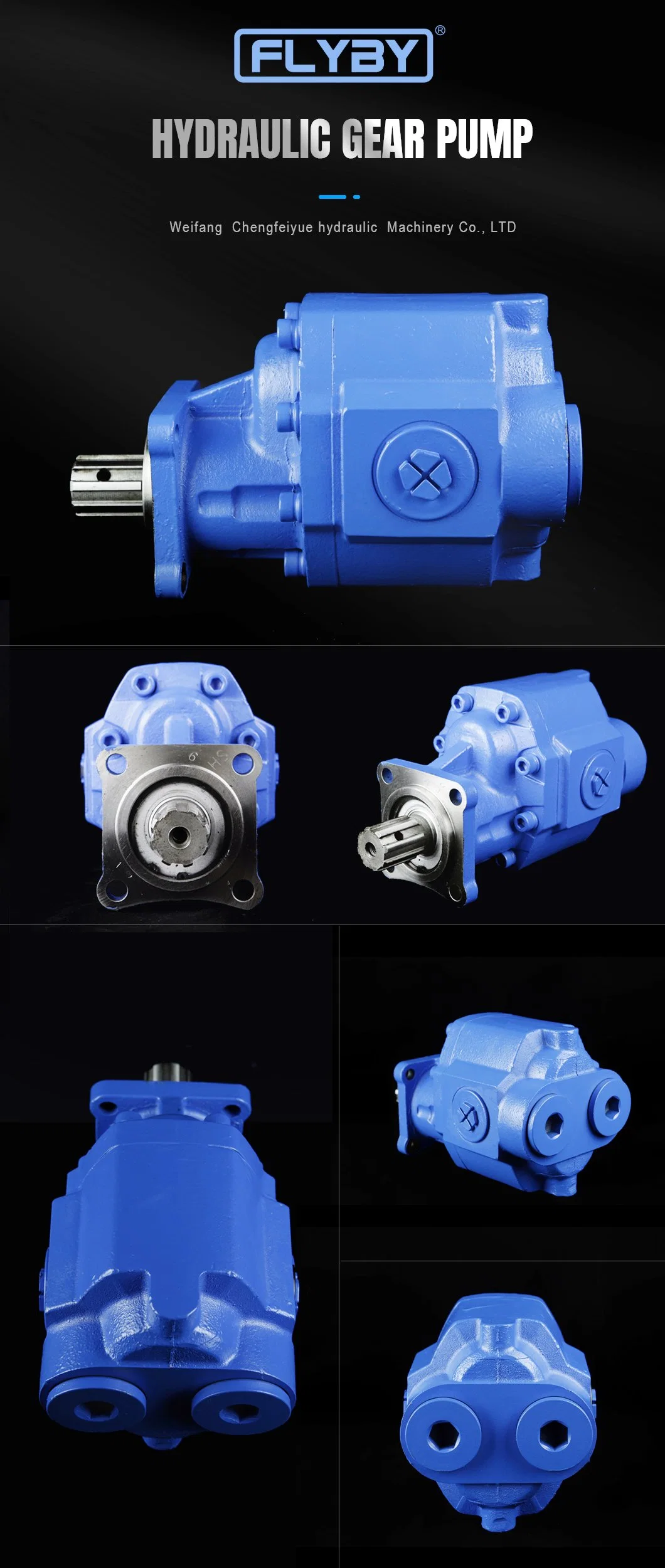 Factory Sale Hydraulic Oil High Pressure Gear Pump for Dump Truck