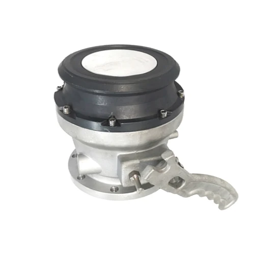 High Quality 4′′ Aluminum API Adaptor Valve Loading and Unloading Valve for Fuel Tank Truck